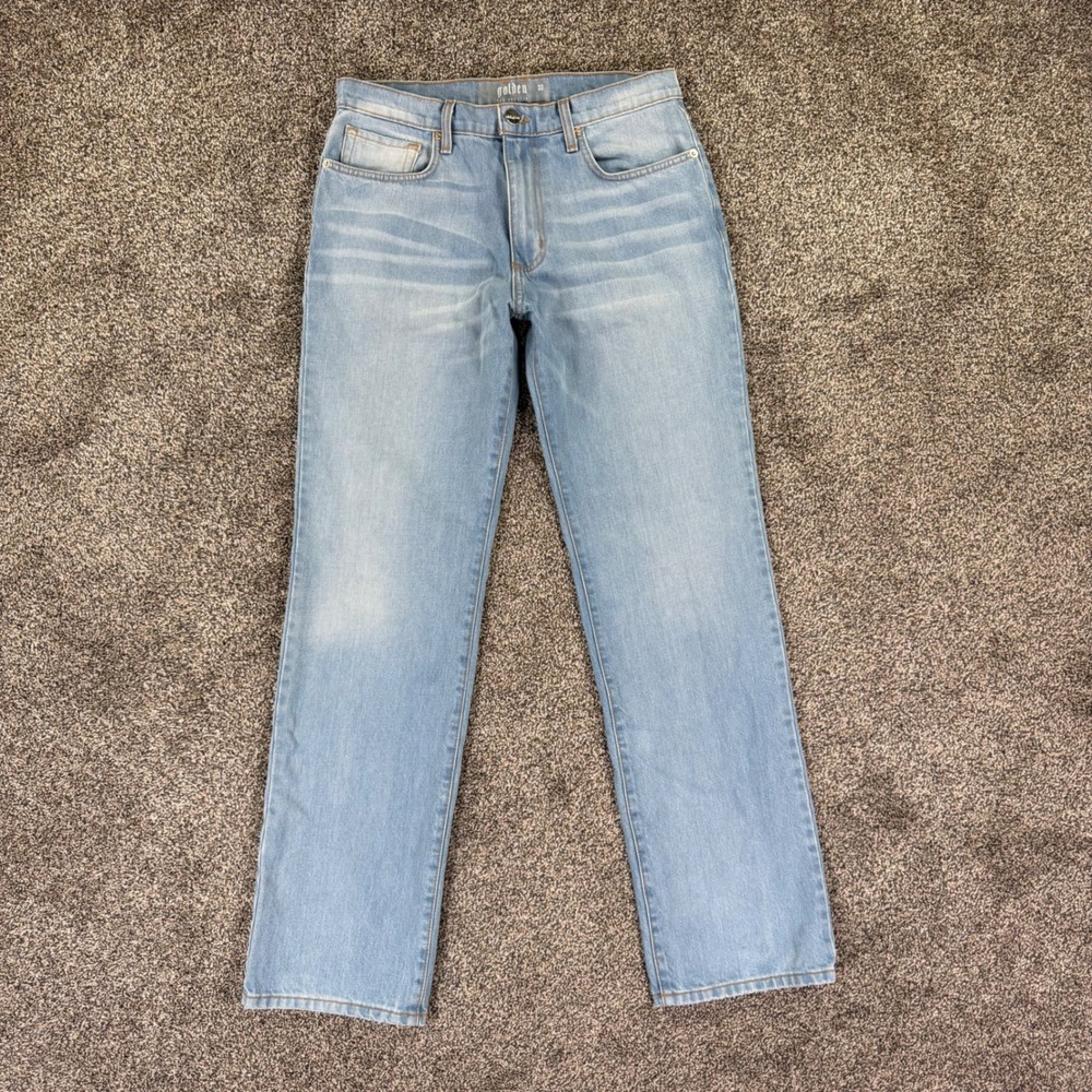Golden Los Angeles Mens 32 Straight Leg Jeans Light Wash Blue USA‎ Made Casual